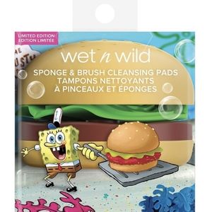 3/$10 Wet n Wild Krabby Patty Brush Cleaner Spongebob